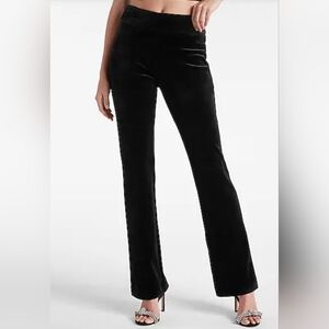 Elegant Black Women's Velvet Pants